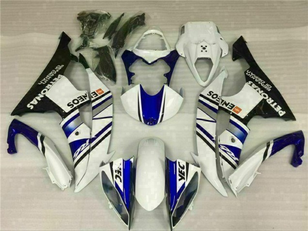 08-16 Blue White Blue White ENEOS Yamaha YZF R6 Motorcycle Fairing 08-16 Blue White Blue White ENEOS Yamaha YZF R6 Motorcycle Fairing