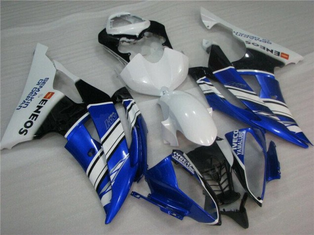 08-16 Blue White Yamaha YZF R6 Motorcycle Fairings 08-16 Blue White Yamaha YZF R6 Motorcycle Fairings