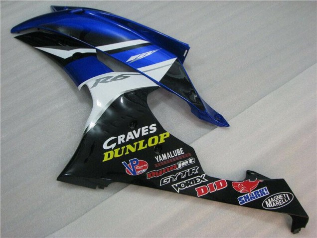 08-16 Blue Yamaha YZF R6 Motorcycle Fairings 08-16 Blue Yamaha YZF R6 Motorcycle Fairings