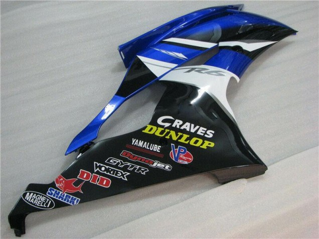 08-16 Blue Yamaha YZF R6 Motorcycle Fairings 08-16 Blue Yamaha YZF R6 Motorcycle Fairings