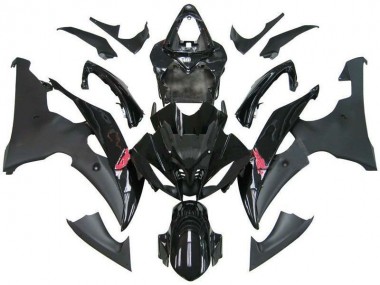 08-16 Contrast Black R6 Yamaha YZF R6 Motorcycle Fairings