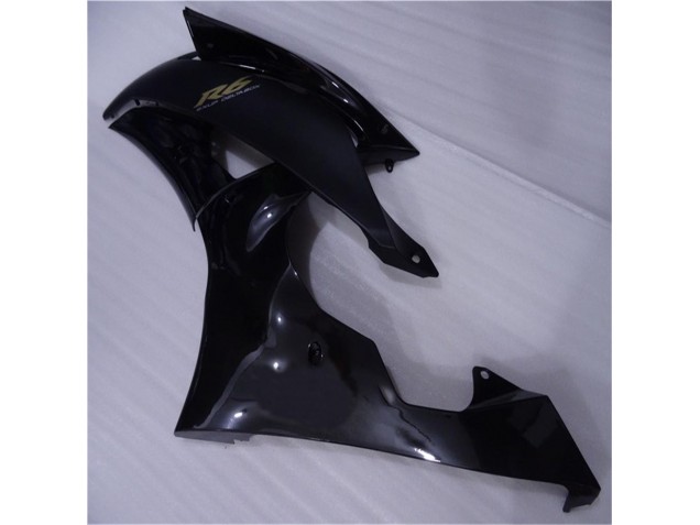 08-16 Glossy Matte Black Yamaha YZF R6 Motorcycle Fairings 08-16 Glossy Matte Black Yamaha YZF R6 Motorcycle Fairings