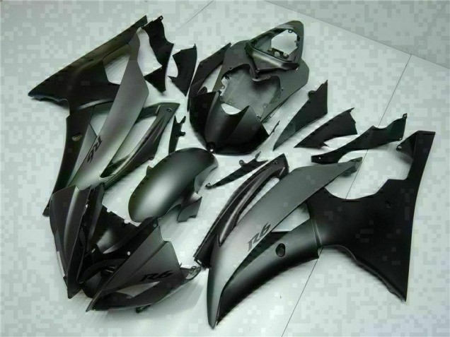 08-16 Grey Black Yamaha YZF R6 Motorcycle Fairing 08-16 Grey Black Yamaha YZF R6 Motorcycle Fairing