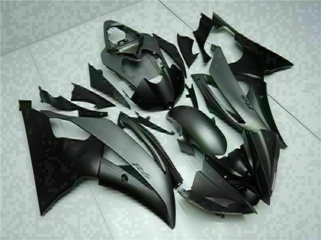 08-16 Grey Black Yamaha YZF R6 Motorcycle Fairing 08-16 Grey Black Yamaha YZF R6 Motorcycle Fairing