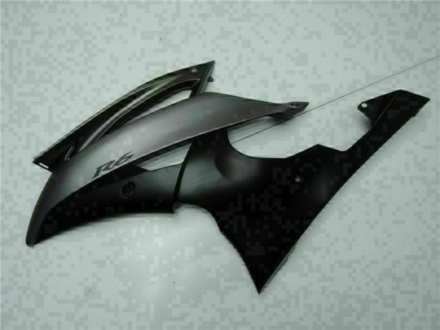 08-16 Grey Black Yamaha YZF R6 Motorcycle Fairing 08-16 Grey Black Yamaha YZF R6 Motorcycle Fairing