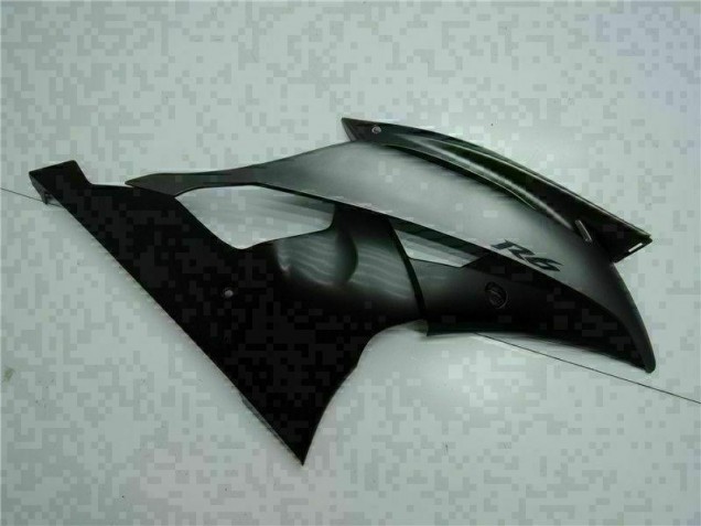 08-16 Grey Black Yamaha YZF R6 Motorcycle Fairing 08-16 Grey Black Yamaha YZF R6 Motorcycle Fairing
