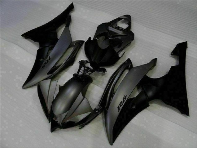 08-16 Matte Black Yamaha YZF R6 Motorcycle Bodywork 08-16 Matte Black Yamaha YZF R6 Motorcycle Bodywork