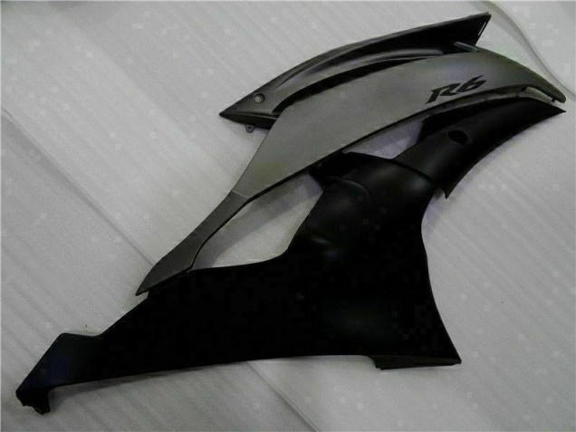 08-16 Matte Black Yamaha YZF R6 Motorcycle Bodywork 08-16 Matte Black Yamaha YZF R6 Motorcycle Bodywork