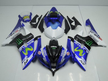 08-16 New Movistar Yamaha YZF R6 Motorcycle Fairings