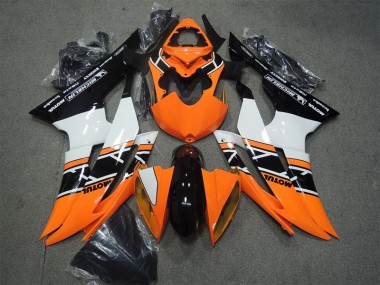 08-16 Orange Black Motul Yamaha YZF R6 Motorcycle Fairings
