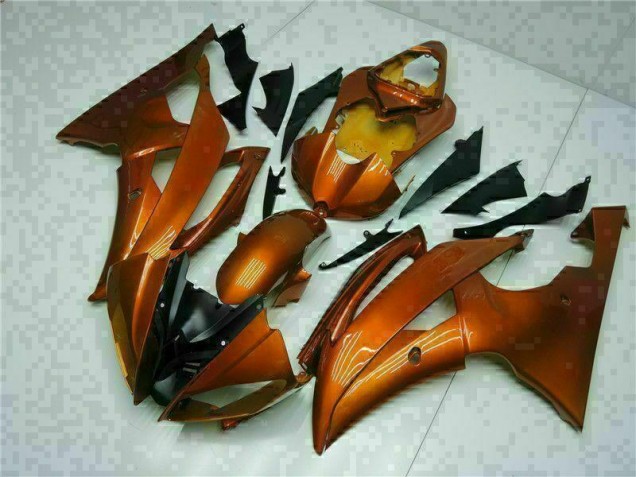 08-16 Orange Yamaha YZF R6 Motorcycle Fairing 08-16 Orange Yamaha YZF R6 Motorcycle Fairing