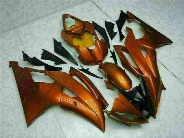 08-16 Orange Yamaha YZF R6 Motorcycle Fairing 08-16 Orange Yamaha YZF R6 Motorcycle Fairing