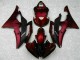 08-16 Red Black Yamaha YZF R6 Motorcycle Bodywork 08-16 Red Black Yamaha YZF R6 Motorcycle Bodywork