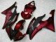 08-16 Red Black Yamaha YZF R6 Motorcycle Bodywork 08-16 Red Black Yamaha YZF R6 Motorcycle Bodywork