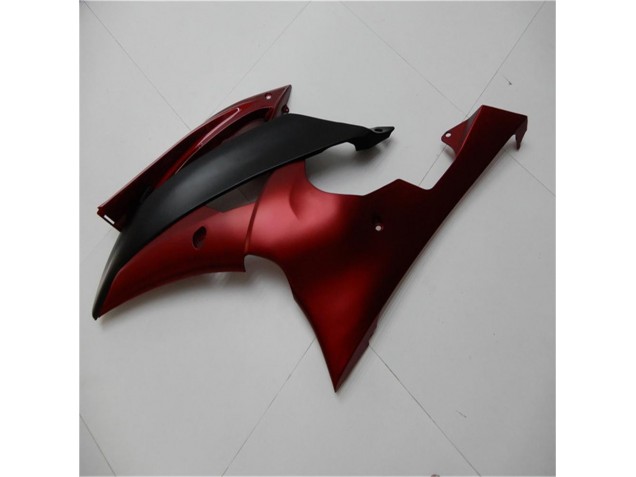08-16 Red Black Yamaha YZF R6 Motorcycle Fairing 08-16 Red Black Yamaha YZF R6 Motorcycle Fairing