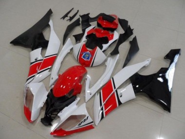 08-16 Red White Black Yamaha YZF R6 Full Motorcycle Fairing Kits