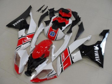08-16 Red White Black Yamaha YZF R6 Motorcycle Fairing Kits