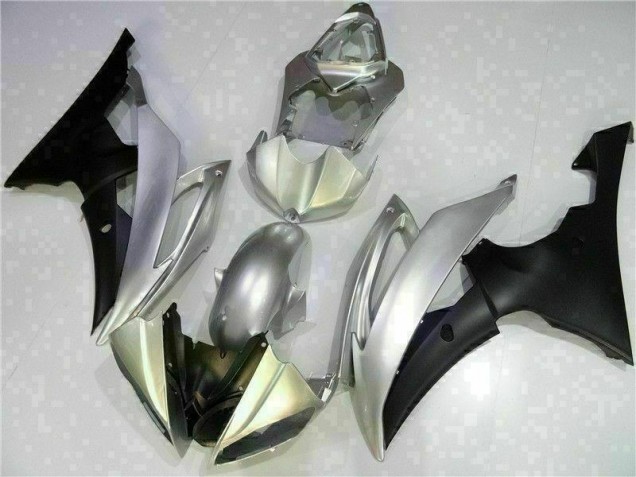 08-16 Silver Black Yamaha YZF R6 Motorcycle Fairings 08-16 Silver Black Yamaha YZF R6 Motorcycle Fairings