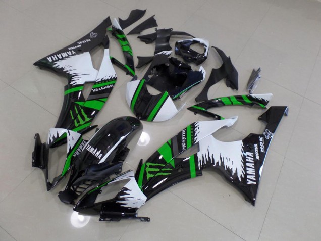 08-16 Special White Green Monster Yamaha YZF R6 Motorcycle Fairings 08-16 Special White Green Monster Yamaha YZF R6 Motorcycle Fairings