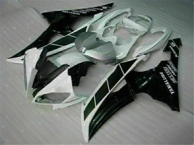 08-16 White Black Yamaha YZF R6 Motorcycle Bodywork