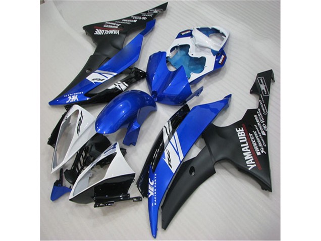 08-16 White Blue Black Yamaha YZF R6 Motorcycle Fairings 08-16 White Blue Black Yamaha YZF R6 Motorcycle Fairings
