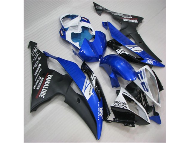 08-16 White Blue Black Yamaha YZF R6 Motorcycle Fairings 08-16 White Blue Black Yamaha YZF R6 Motorcycle Fairings