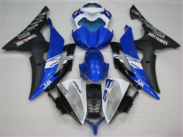08-16 White Blue Black Yamaha YZF R6 Motorcycle Fairings 08-16 White Blue Black Yamaha YZF R6 Motorcycle Fairings