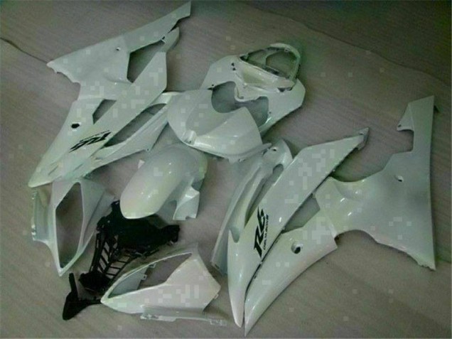 08-16 White Yamaha YZF R6 Full Motorcycle Fairing Kits 08-16 White Yamaha YZF R6 Full Motorcycle Fairing Kits