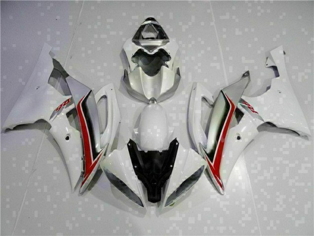 08-16 White Yamaha YZF R6 Motorcycle Fairing 08-16 White Yamaha YZF R6 Motorcycle Fairing