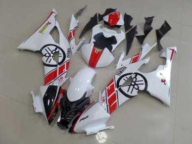 08-16 White with Big Yamaha Logo Yamaha YZF R6 Motorcycle Fairings