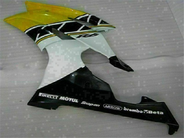 08-16 Yellow White Yamaha YZF R6 Motorcycle Fairings 08-16 Yellow White Yamaha YZF R6 Motorcycle Fairings