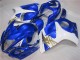 08-19 Blue White Suzuki GSXR 1300 Hayabusa Motorcycle Bodywork 08-19 Blue White Suzuki GSXR 1300 Hayabusa Motorcycle Bodywork