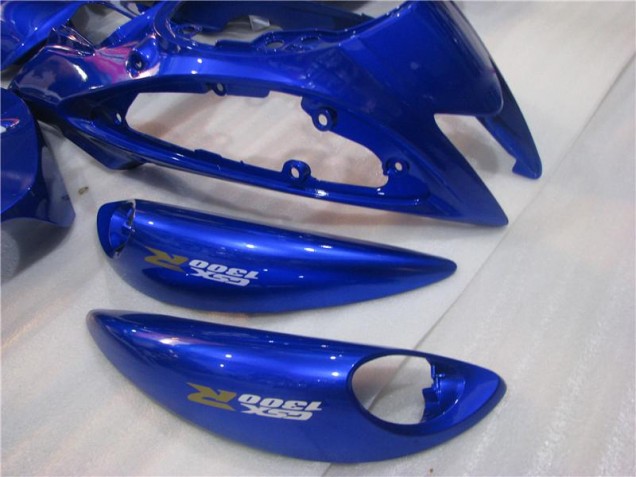 08-19 Blue White Suzuki GSXR 1300 Hayabusa Motorcycle Bodywork 08-19 Blue White Suzuki GSXR 1300 Hayabusa Motorcycle Bodywork