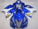 08-19 Blue White Suzuki GSXR 1300 Hayabusa Motorcycle Bodywork 08-19 Blue White Suzuki GSXR 1300 Hayabusa Motorcycle Bodywork