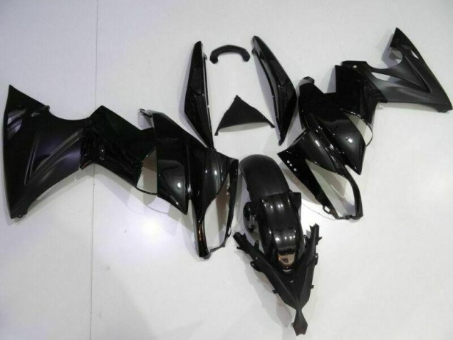 09-11 Black Kawasaki EX650 Motorcycle Fairings 09-11 Black Kawasaki EX650 Motorcycle Fairings