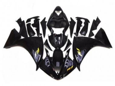 09-11 Black Yamaha YZF R1 Motorcycle Fairings