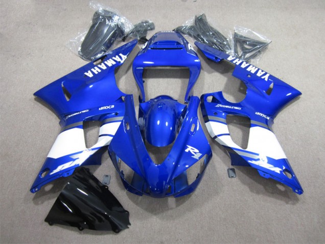 09-11 Blue White Yamaha YZF R1 Full Motorcycle Fairing Kits 09-11 Blue White Yamaha YZF R1 Full Motorcycle Fairing Kits