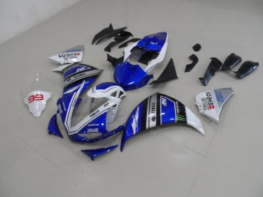 09-11 Blue White Yamaha YZF R1 Motorcycle Bodywork