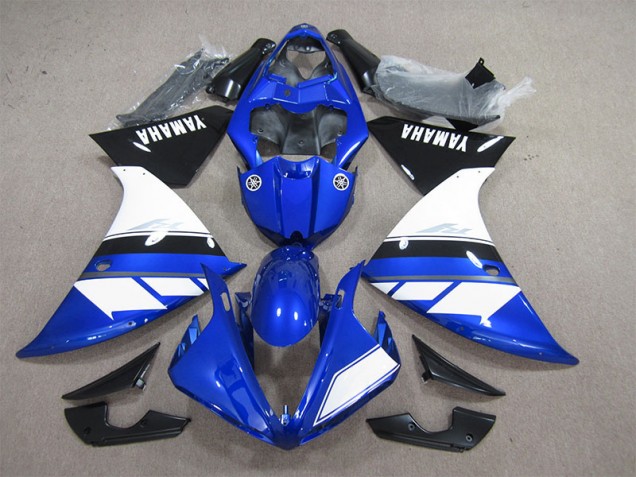 09-11 Blue White Yamaha YZF R1 Motorcycle Fairings 09-11 Blue White Yamaha YZF R1 Motorcycle Fairings