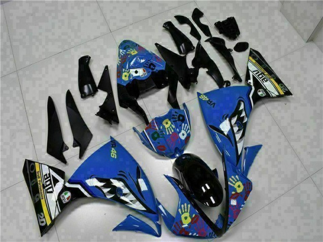 09-11 Blue Yamaha YZF R1 Motorcycle Fairing 09-11 Blue Yamaha YZF R1 Motorcycle Fairing