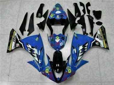 09-11 Blue Yamaha YZF R1 Motorcycle Fairing