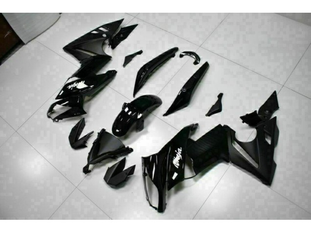 09-11 Glossy Black Kawasaki EX650 Motorcycle Fairings 09-11 Glossy Black Kawasaki EX650 Motorcycle Fairings