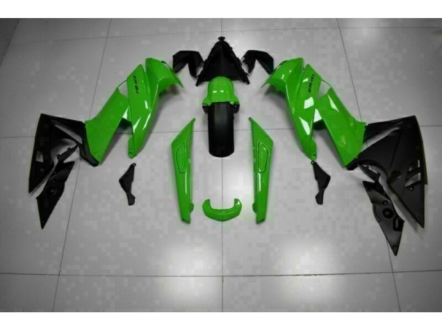 09-11 Green Black Kawasaki EX650 Motorcycle Fairing 09-11 Green Black Kawasaki EX650 Motorcycle Fairing