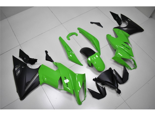 09-11 Green Black Kawasaki EX650 Motorcycle Fairings 09-11 Green Black Kawasaki EX650 Motorcycle Fairings