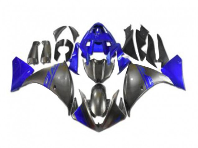 09-11 Grey Blue Yamaha YZF R1 Motorcycle Fairings 09-11 Grey Blue Yamaha YZF R1 Motorcycle Fairings
