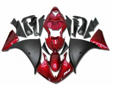 09-11 Red Black Yamaha YZF R1 Motorcycle Fairings