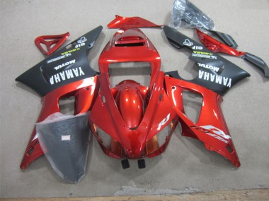 09-11 Red White Yamaha YZF R1 Motorcycle Fairings