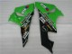 09-12 Black Green Kawasaki ZX6R Motorcycle Fairing Kits