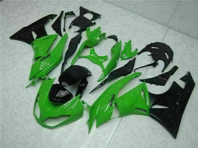 09-12 Black Green Kawasaki ZX6R Motorcycle Fairings 09-12 Black Green Kawasaki ZX6R Motorcycle Fairings