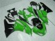 09-12 Black Green Kawasaki ZX6R Motorcycle Fairings 09-12 Black Green Kawasaki ZX6R Motorcycle Fairings